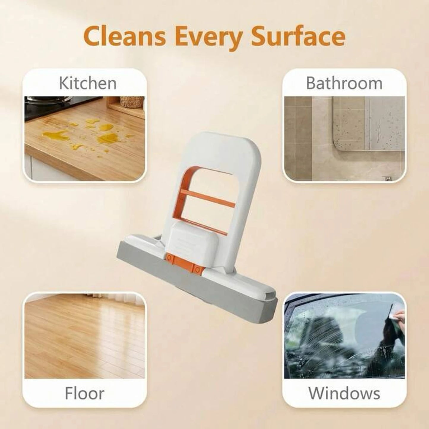 Shopycart® 2-in-1 Mini Squeeze Mop