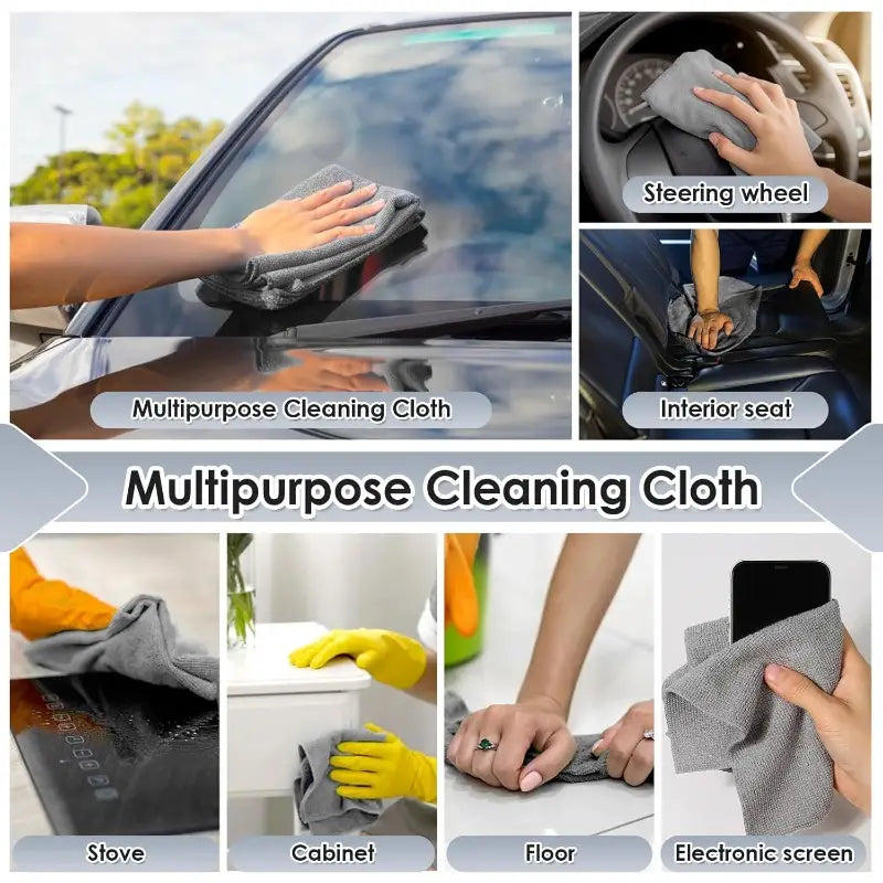 Shopycart® Microfibre Cleaning Cloth Roll - High Quality Guaranteed