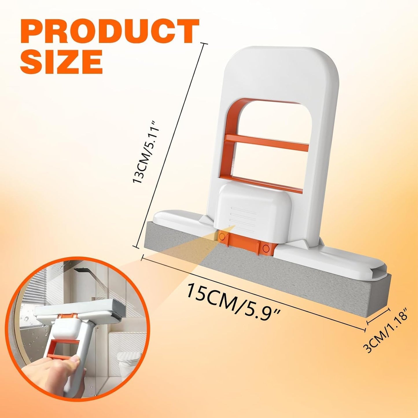 Shopycart® 2-in-1 Mini Squeeze Mop