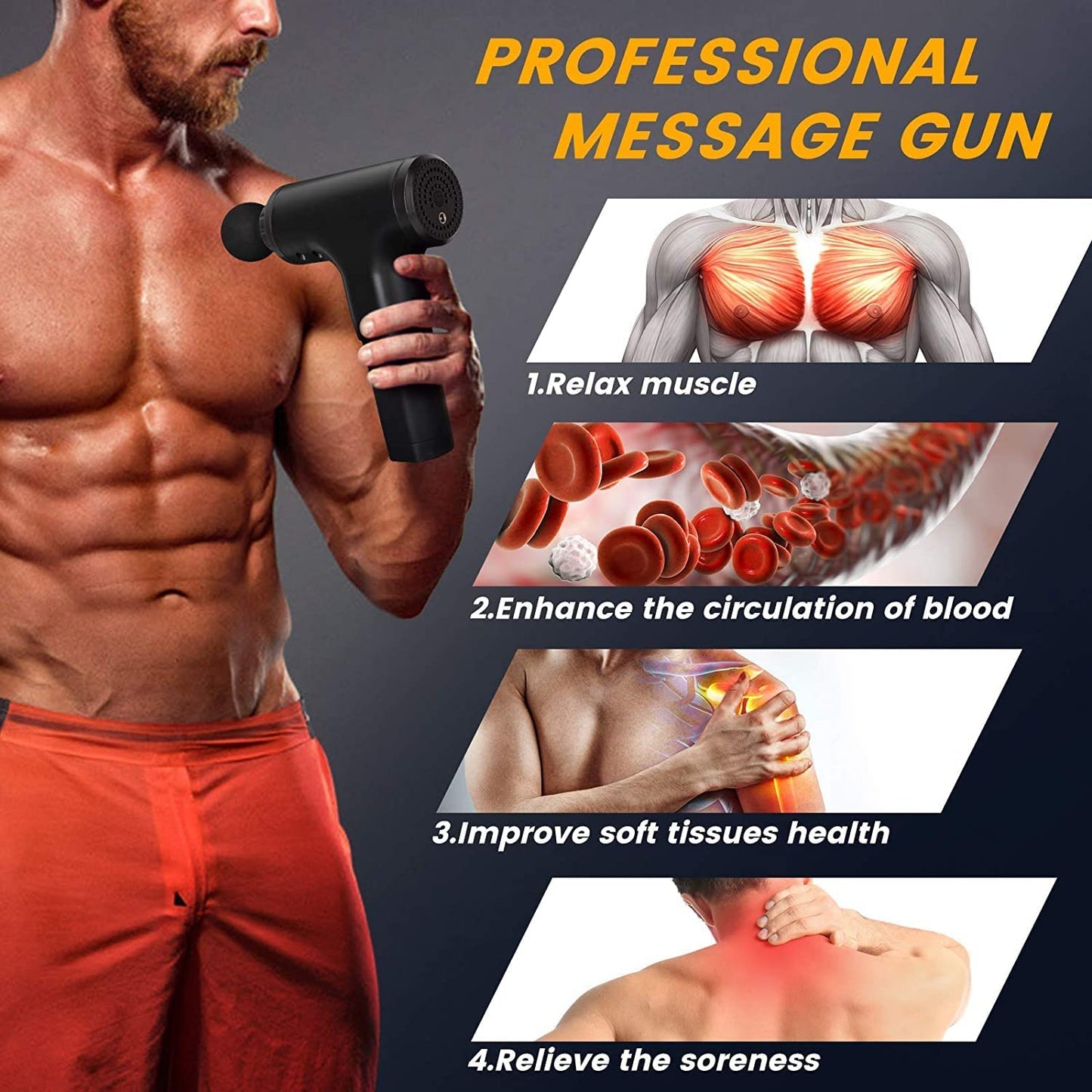 Shopycart ® Deep Tissue Massager Gun