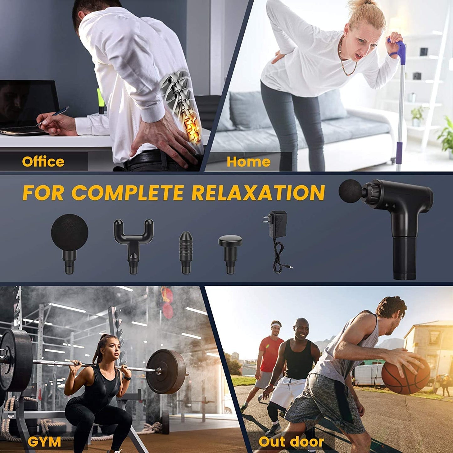 Shopycart ® Deep Tissue Massager Gun