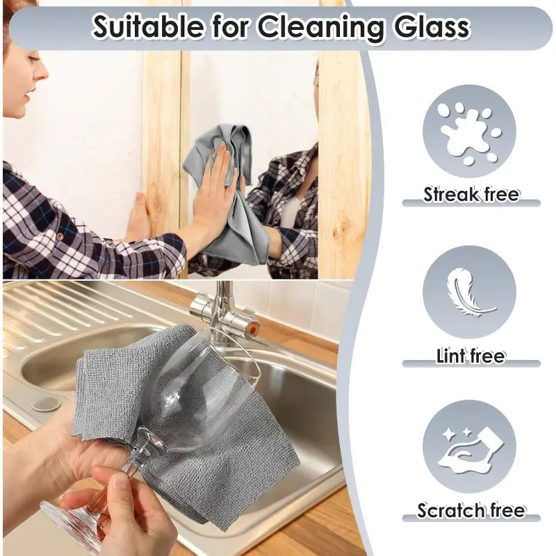 Shopycart® Microfibre Cleaning Cloth Roll - High Quality Guaranteed