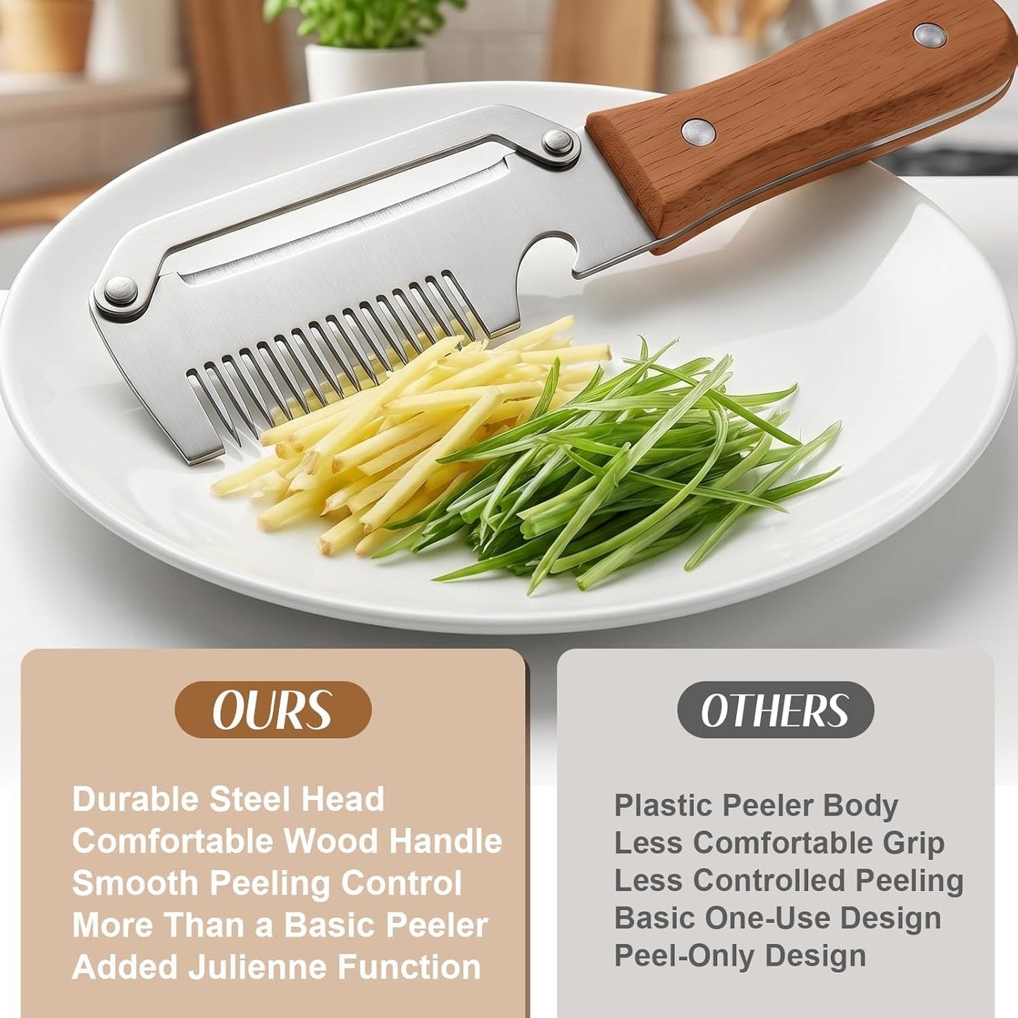 3 in 1 Multifunctional vegetable peeler